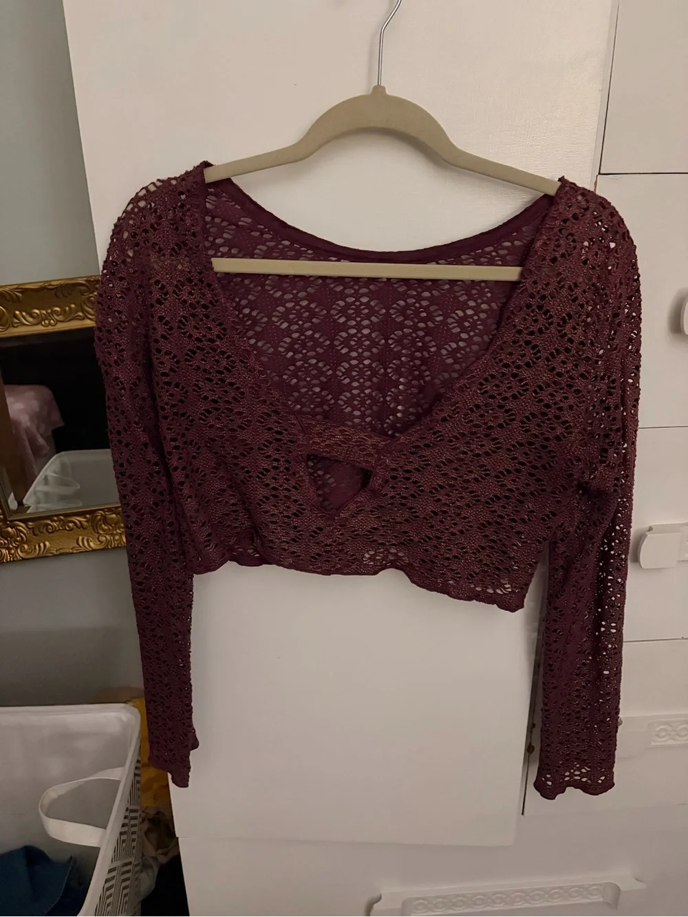 Free People open crochet